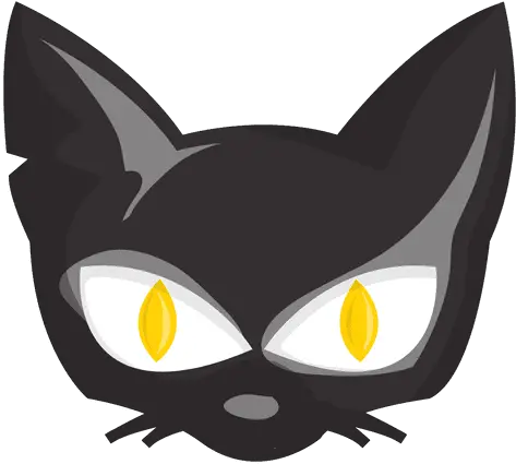 Transparent Png Svg Vector File Cara De Gato Halloween Dibujo Cartoon Face Png