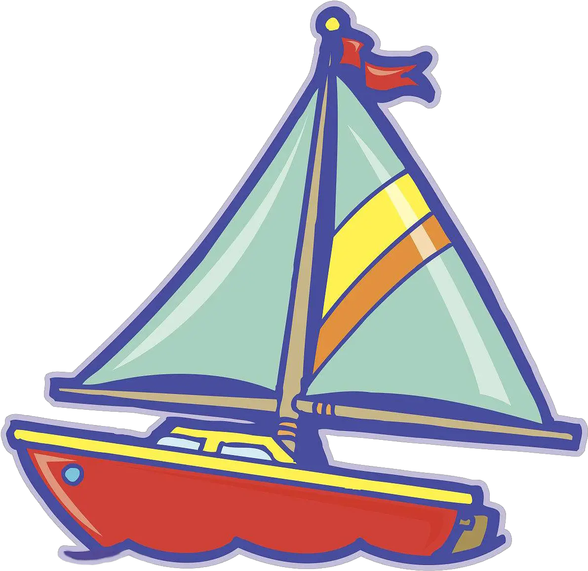 Png Royalty Free Stock Sailboat Sailing Ship Cartoon Sailboat Cartoon Png Boat Clipart Png