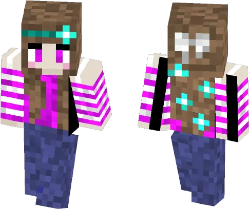 Download Flower And Bow Minecraft Skin For Free Tohka Yatogami Minecraft Skin Png Minecraft Bow Png