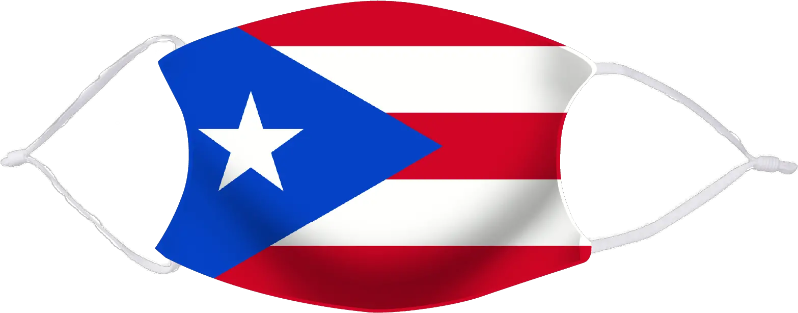 Facemask Puerto Rico Flag 2 Filters American Png Puerto Rican Flag Png