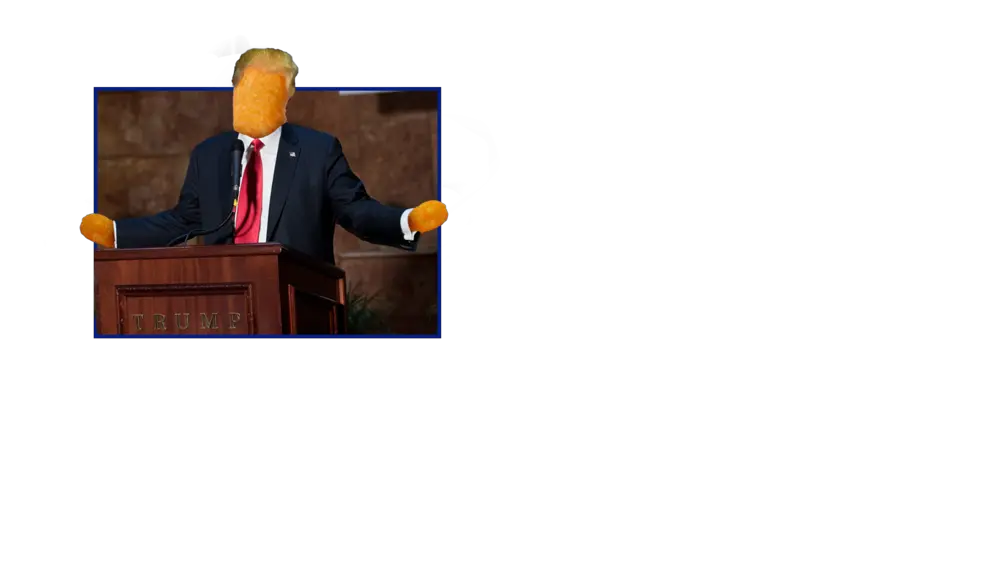 Cheeto Png Cheeto Trump Trump V1 1446965 Vippng Public Speaking Cheeto Png