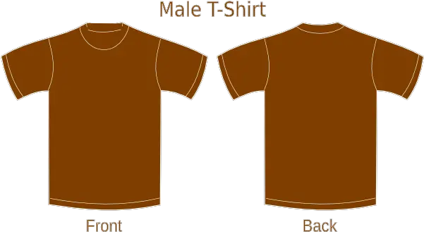 Brown Template Clip Art Vector Clip Art No Gods No Masters No Problem Png Tshirt Template Png