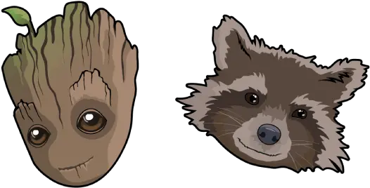 Baby Groot And Rocket Cursor U2013 Custom Browser Extension Groot Png Baby Groot Png