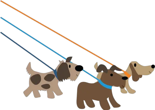 Dog Walking Durham Dogs Being Walked Cartoon Png Dog Walking Png