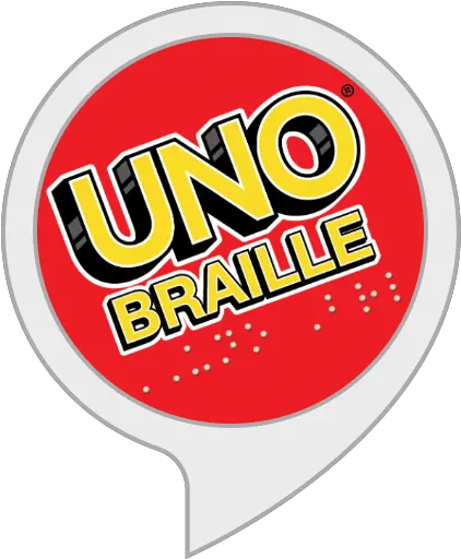 Amazoncom Uno Braille Alexa Skills Circle Png Uno Png