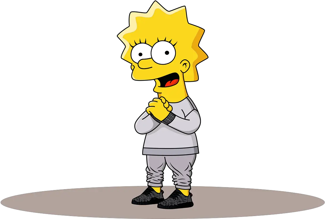 Bart Simpson Milhouse Van Houten Adidas Supreme Lisa Simpson Png Yeezy Png