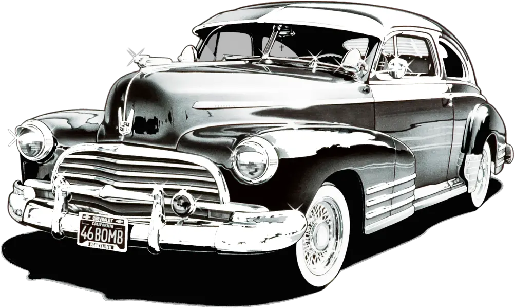 Black 46 Chevy Bomb Lowrider Lowrider Car Clipart Png Lowrider Png