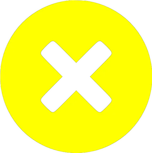 Yellow Cancel Icon Free Yellow Cancel Icons Do Powerline Adapters Work Png Cancel Sign Png