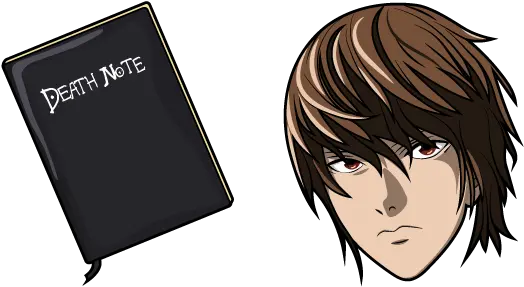 Death Note Light Yagami Cursor Light Head Death Note Png Light Yagami Transparent