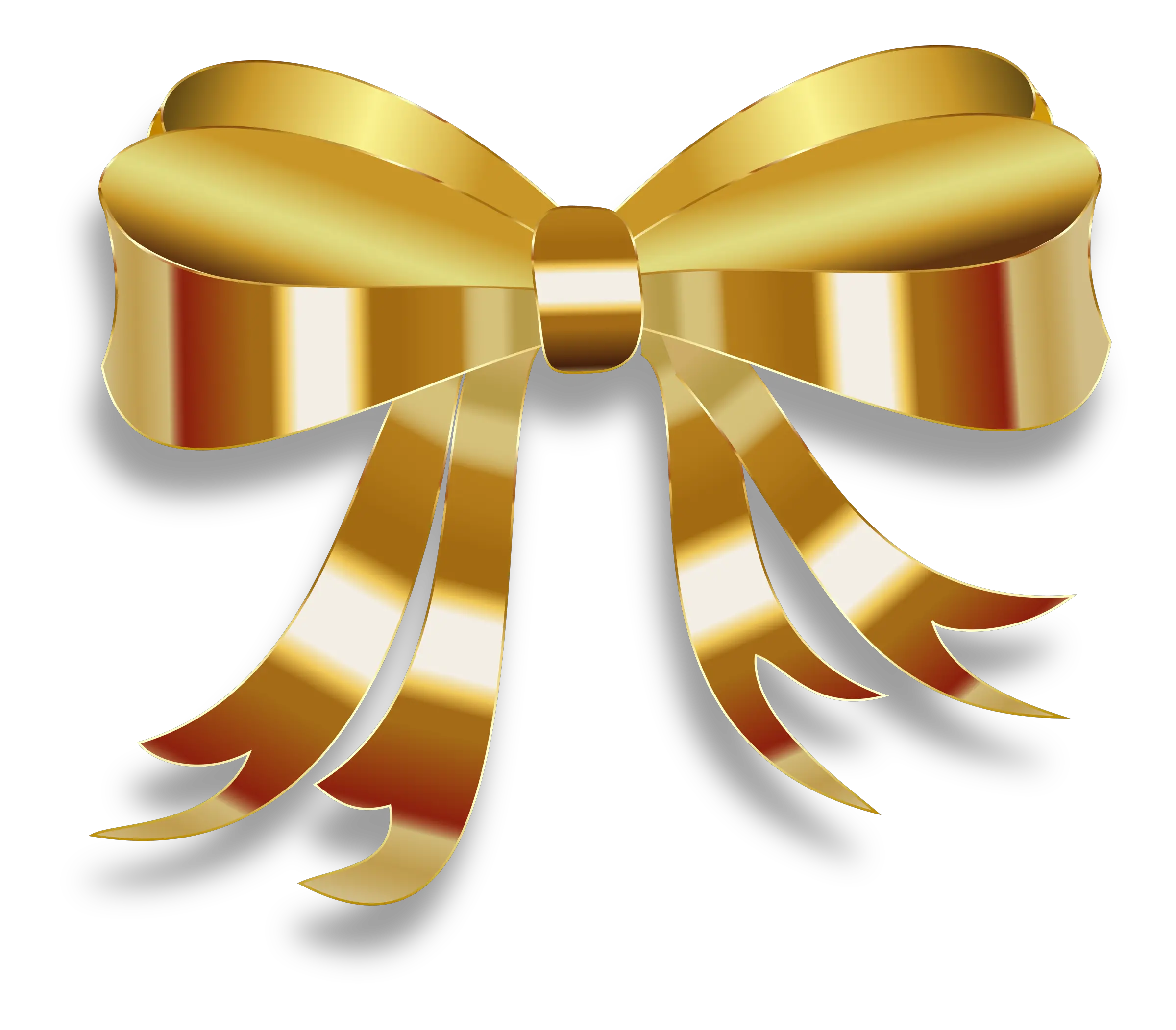 Download Free Png Golden Ribbon Dlpngcom Golden Ribbon Png Gif Present Bow Png