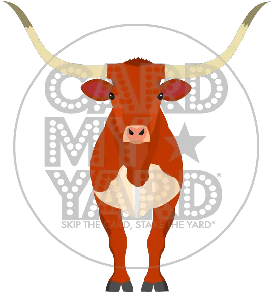 Card My Yard Fort Worth West Yard Greetings For Any Occasion Png Texas Longhorn Icon