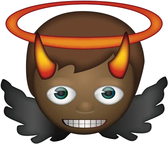 Emoji U2013 The Official Brand Fallen Angel Boy Fitz 4 Cartoon Png Angel Emoji Png