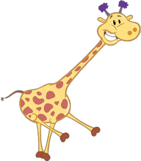 Gigi Giraffe Running Transparent Png Personagens Galinha Pintadinha Giraffe Transparent Background