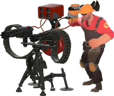 Community Engineer Strategy Official Tf2 Wiki Official Engineer Team Fortress 2 Png Engineer Png