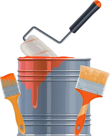 Handyman Services Bbm Llc Household Cleaning Supply Png Roller Paint Brush And Can Icon