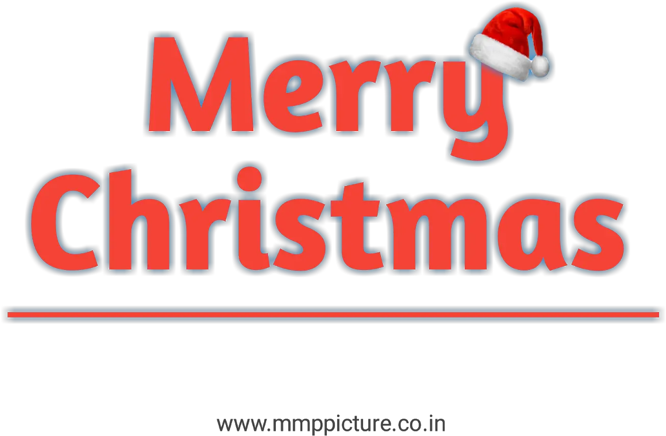 Brand New Christmas Stylish Text Png Parallel Merry Christmas Text Png