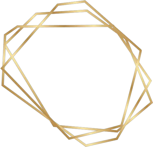 Geometric Frame Border Gold Border Gold Frame Png Transparent Geometric Border Png