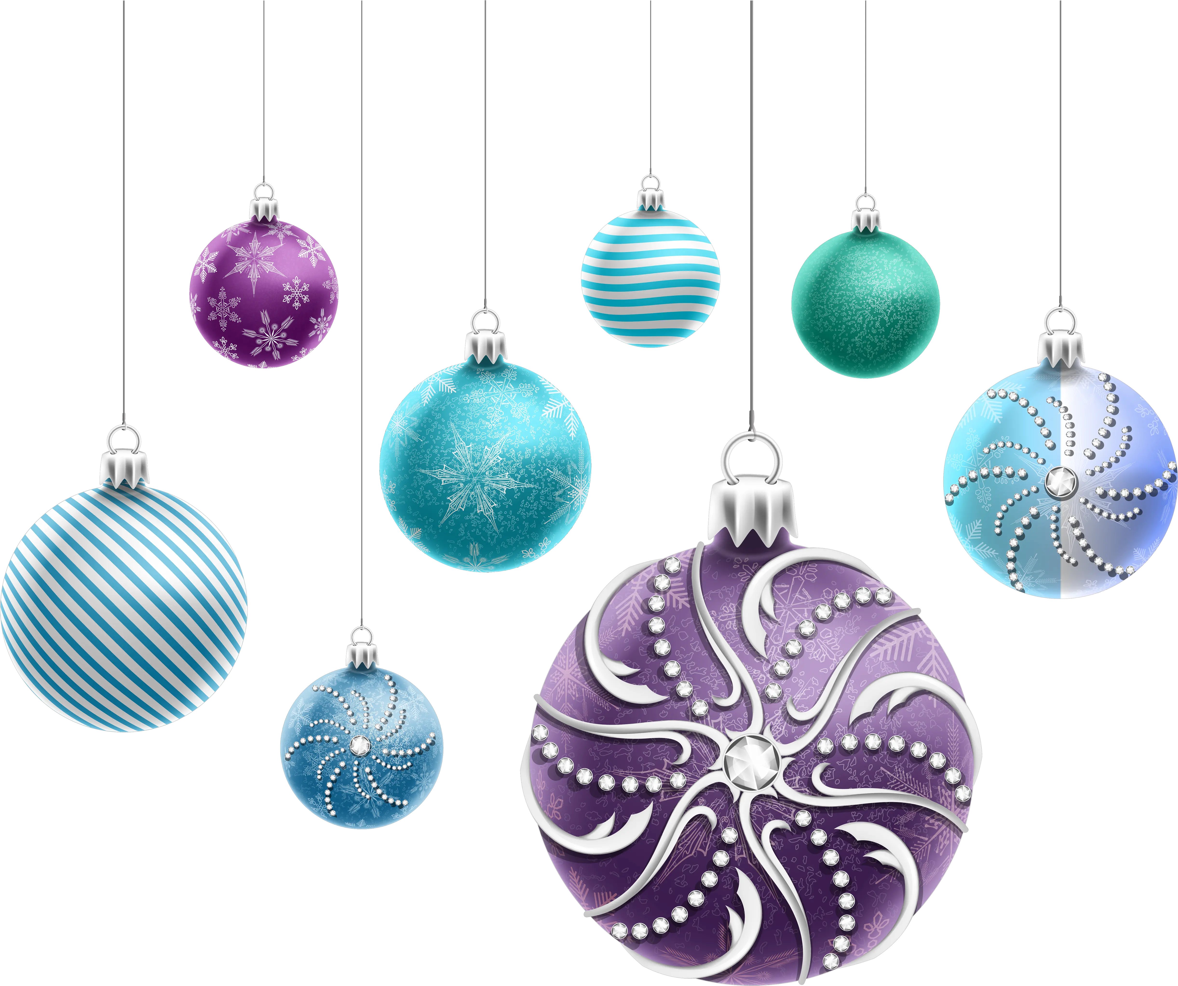 Download Beautiful Christmas Ornaments Christmas Ornaments Clipart Png Ornaments Png