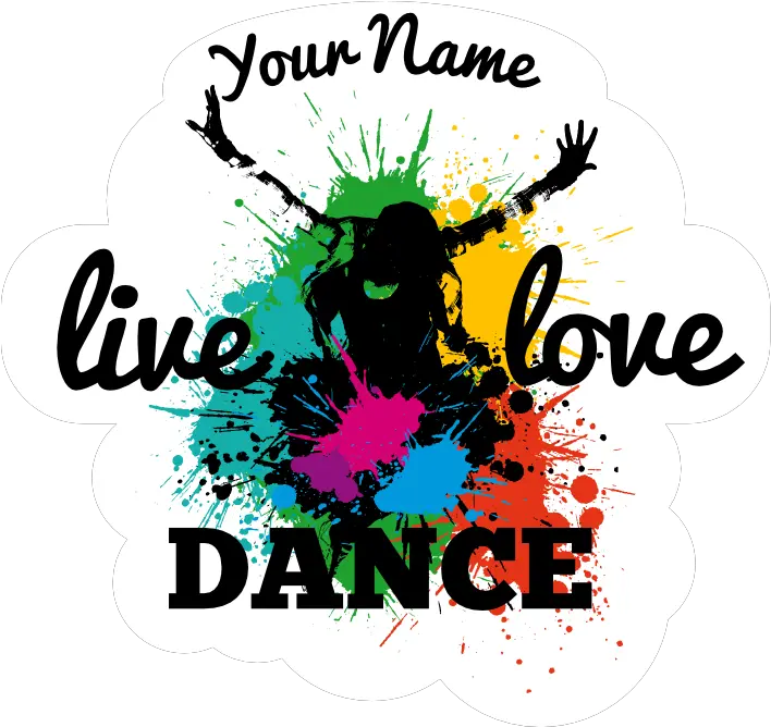 Love Dance Sticker Live Love Dance Logo Png Just Dance Logos