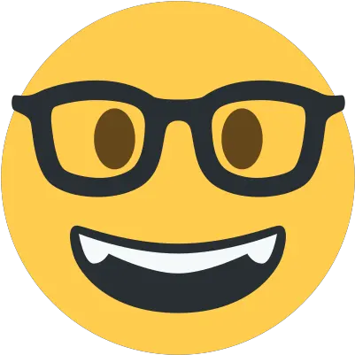 Nerd Happy Png Nerd Emoji Png