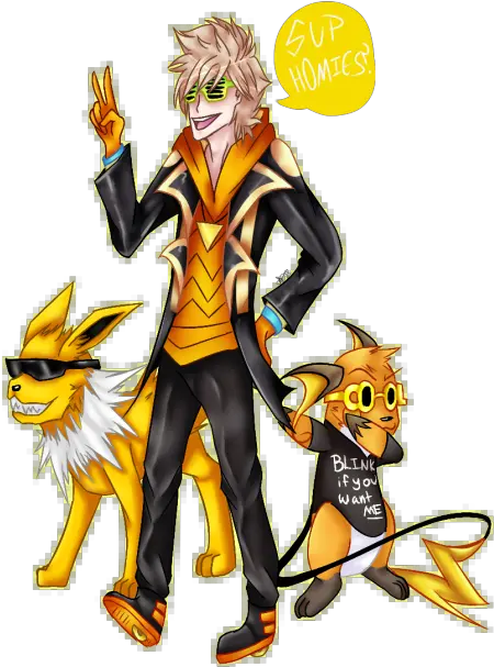 Team Instinct Png Fictional Character Dat Boi Transparent