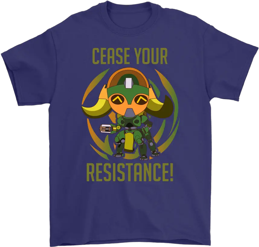 Resistance Chibi Orisa Overwatch Shirts Assistant To The Regional Manager Png Orisa Transparent