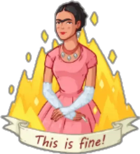 Frida Kahlo Stickers For Whatsapp Frida Kahlo Png Frida Kahlo Png