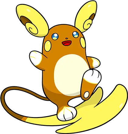 Alolan Raichu Details Raichu D Alola Shiny Png Raichu Png