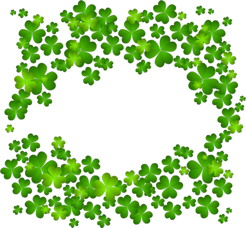 Irish Shamrock Decor Png Clipart Four Leaf Clover Clip Art Decor Png