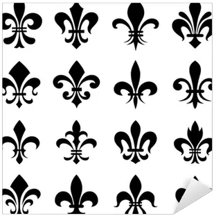 Sticker Classic Fleur De Lys Symbol Set Pixersus Fleur De Lis Symbol Png Fleur De Lis Icon