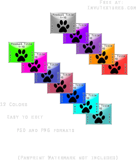 Download Glossy Product Icon Pack Released Imvu Png Image Puppy Paws Product Icon Images