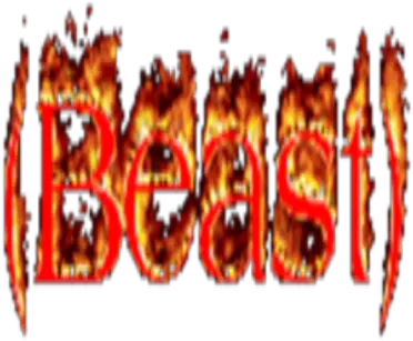 Beast Logo Text Roblox Language Png Beast Logo