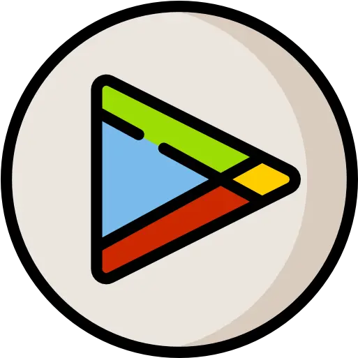 Playstore Icono De Play Store Vectorial Png Google Play Sotre Icon