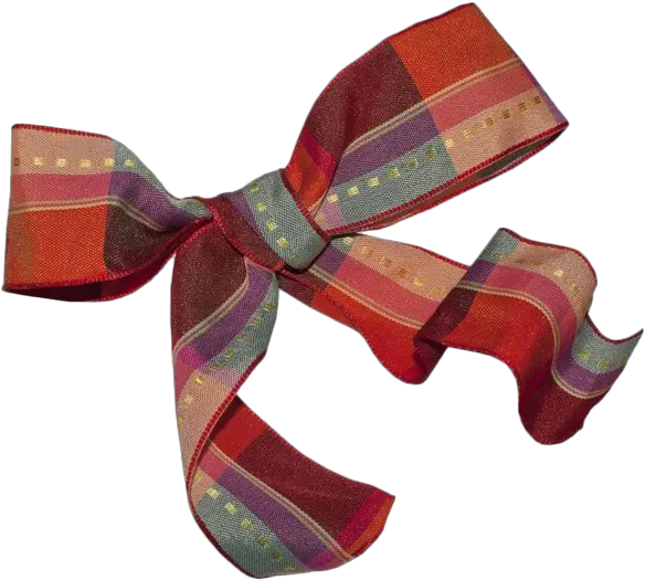 Plaid Ribbon Transparent Background Bow Png Tie Transparent Background