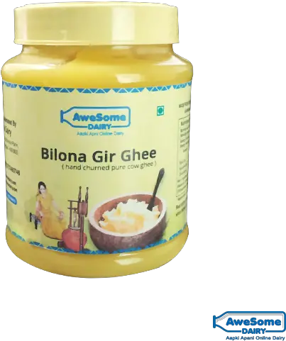 Bilona Gir A2 Cow Ghee 500 Grams Pure Ghee Png Gir Png