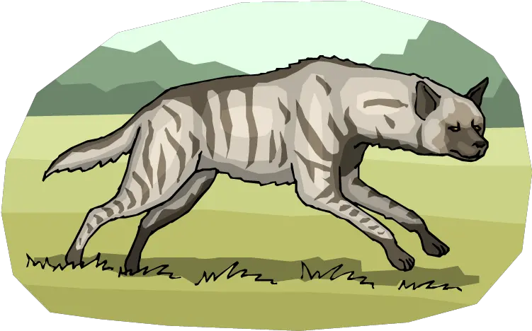 Lion Clipart Hyena Picture Hyena Running Clip Art Png Hyena Png