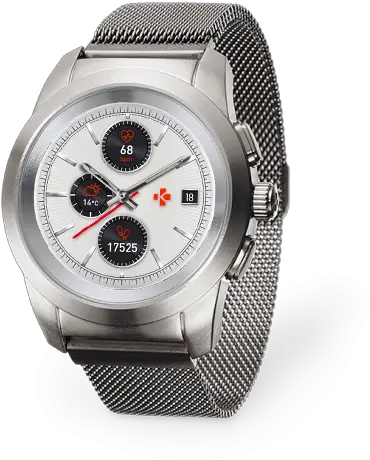 Zetime Elite A Smartwatch With 30 Days Mykronoz Zetime Reg Elite Png Watch Hands Png