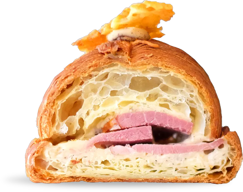 Savory Twice Baked U2014 Supermoon Bakehouse Double Baked Ham And Cheese Croissant Png Ham Png