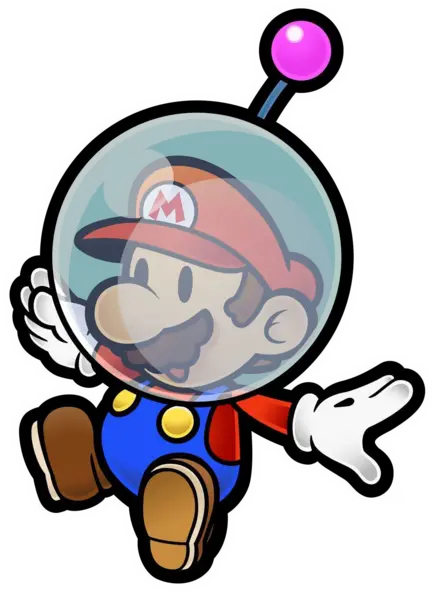 Comes To The Japanese Eshop Wii U Helmet Super Paper Mario Png Paper Mario Transparent