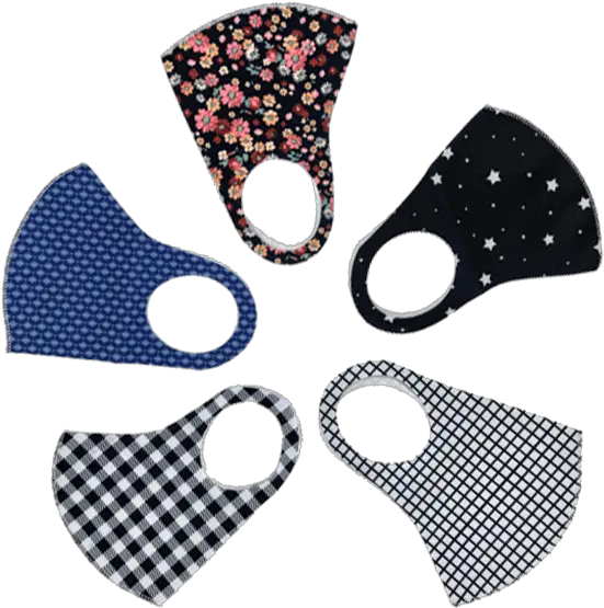 3 Pieces Reusable Checkered Pattern Face Mask Assorted Styles Check Png Checkered Pattern Png