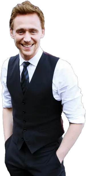 Tom Hiddleston Transparent Hq Png Image Rolled Up Dress Shirt And Vest Tom Hiddleston Png