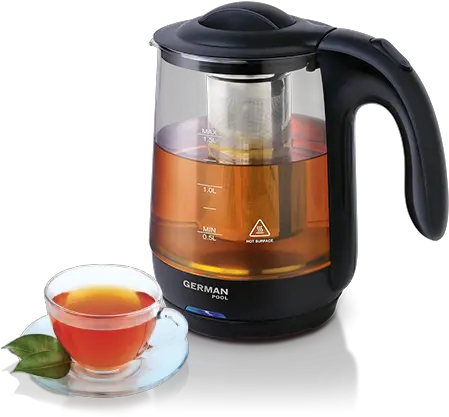 Cordless Glass Water Kettle Png Of