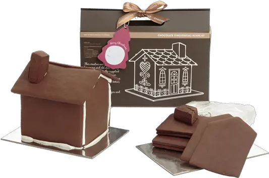 Chocolate Gingerbread House Kit 600g Gingerbread House Chocolate Kits Png Gingerbread House Png