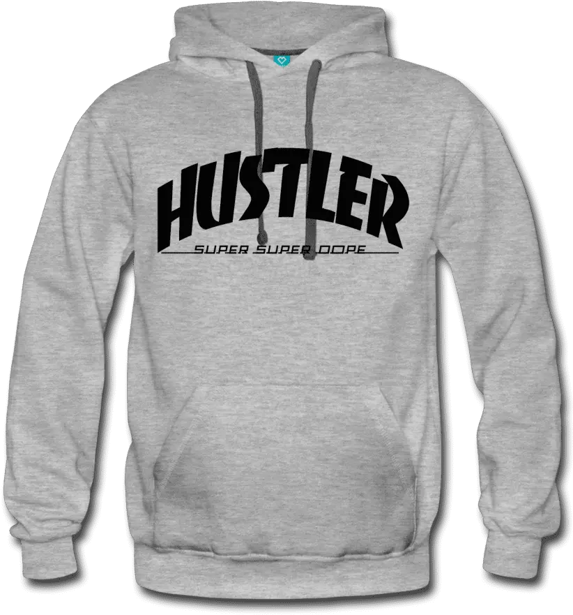 Hustler Thrasher Logo Gray Premium Hoodie Pullover If You Re Reading This Business Is Booming Png Thrasher Png