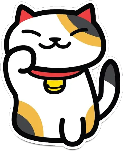 Telegram Sticker Neko Atsume Lucky Cat Png Transparent Neko Atsume