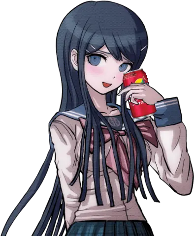 Daily Danganronpa Character Holding A Sprite Cranberry 1 Danganronpa Sayaka Sprites Png Sprite Cranberry Png