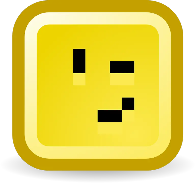 Free Photo Computer Wink Pixelated Smiley Twinkle Blink Clip Art Png Wink Emoji Transparent