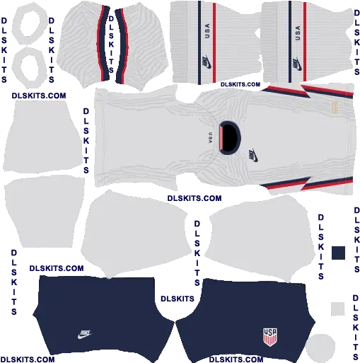 Nike Usa 2020 Dream League Soccer Kits Dls 2020 Kits Tottenham Png Nike Soccer Logos