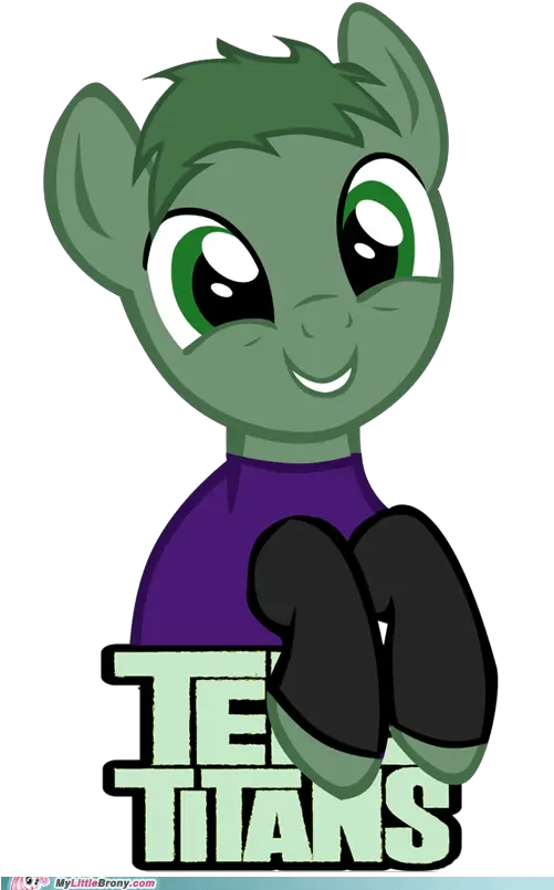 Beast Boy Is The Best Pony My Little Brony My Little Teen Titans Beast Boy Pony Png Beast Boy Png