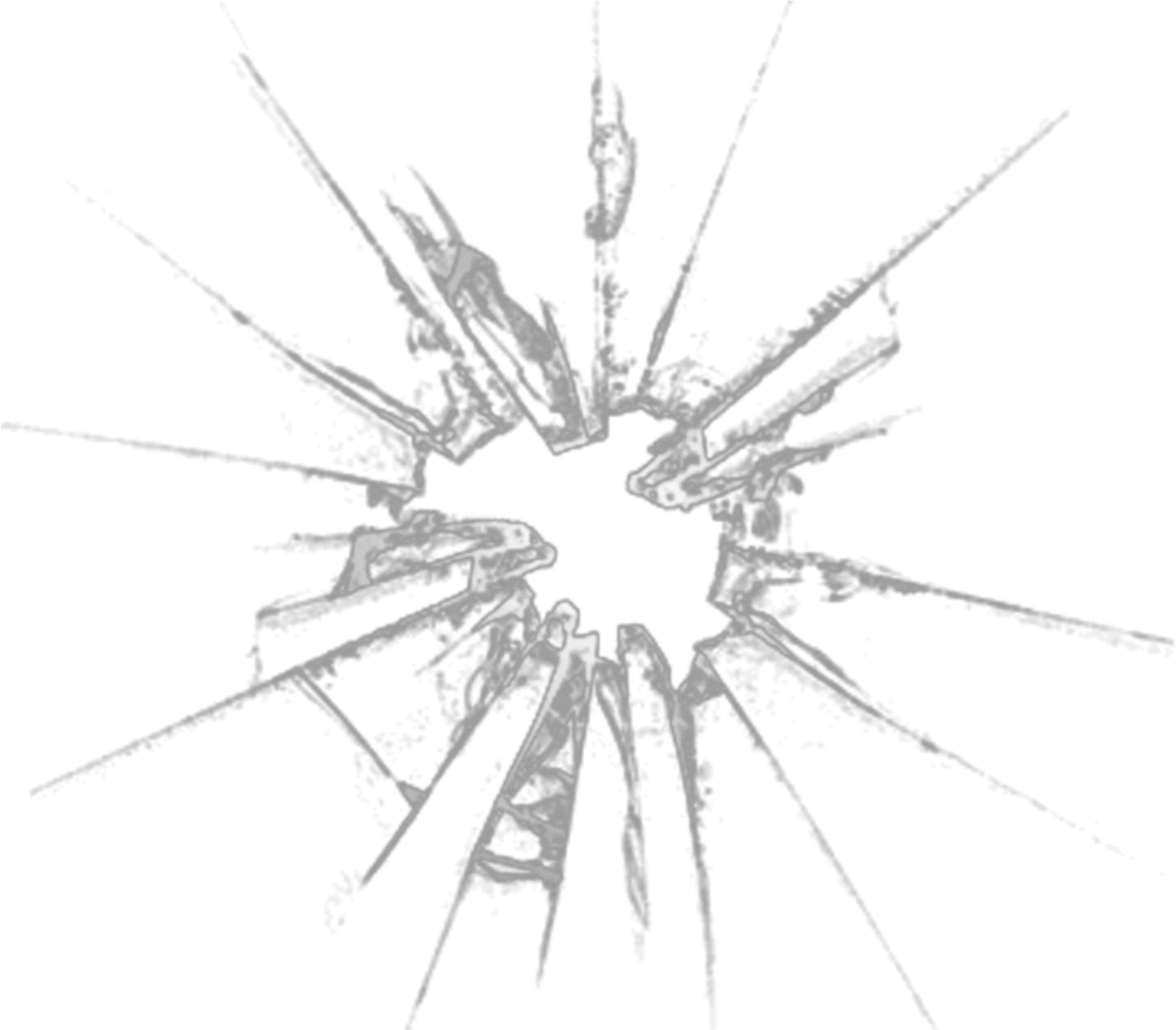 Smashed Broken Glass Clear Smash Vidro Quebrado Png Crack Transparent